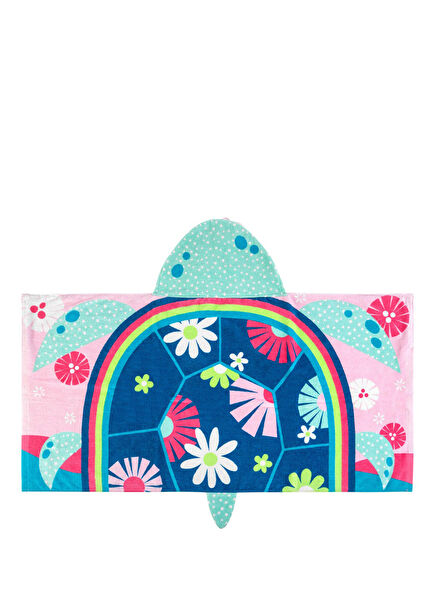 Turtle Shaped Girl's Beach Towel