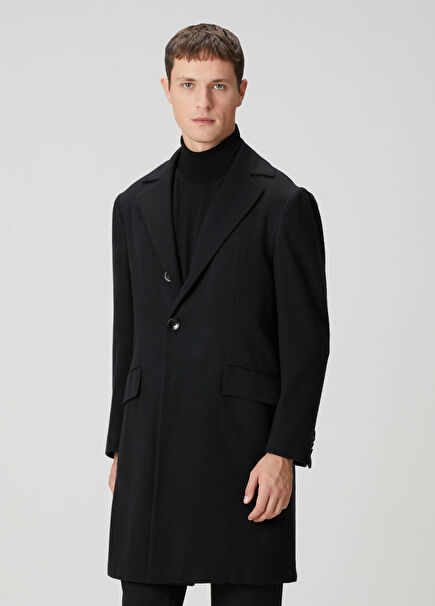 Black Cashmere Coat