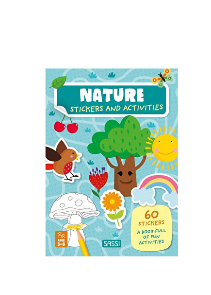Nature - Sticker and Activities Children's Foreign Language Activity Book