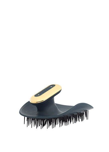 Pulse Ocean Blue Gold Vibrating Scalp Massage Brush