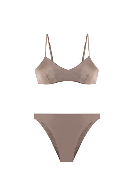 Karen Brown Women's Bralette Bikini Set