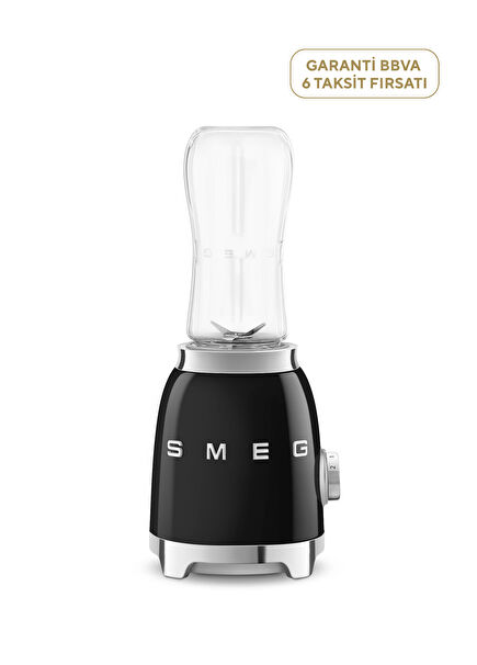 50's Style Retro Personal Single Bottle Black Blender