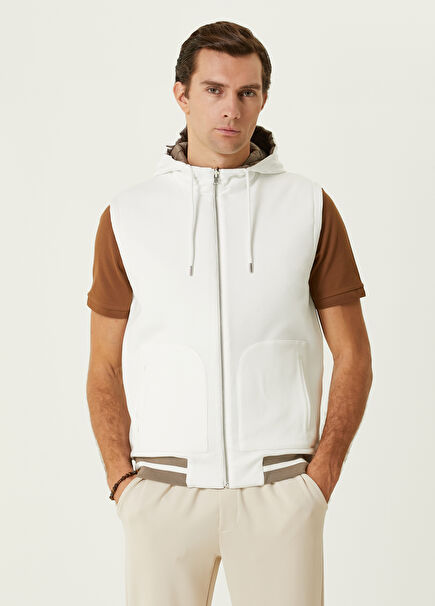 Off-White Hooded Double Sided Jersey Vest