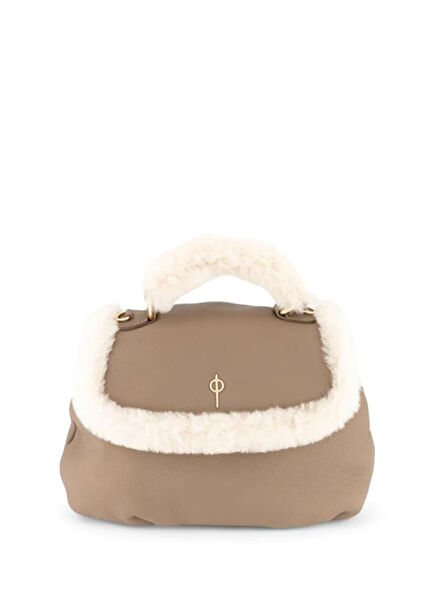 Rita Fluffy Vison Women's Leather Bag