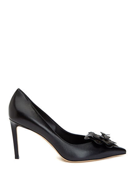 Mimmi Black Leather Stiletto
