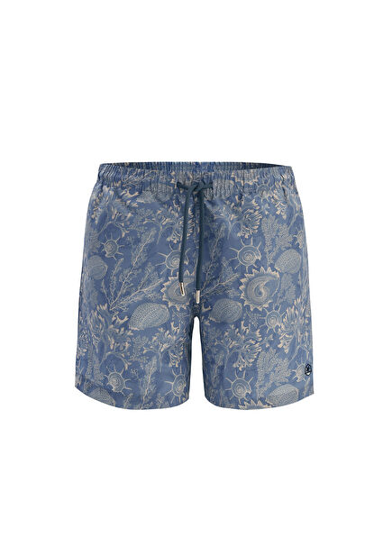 Ryan Dad Mavi Erkek Deniz Şortu