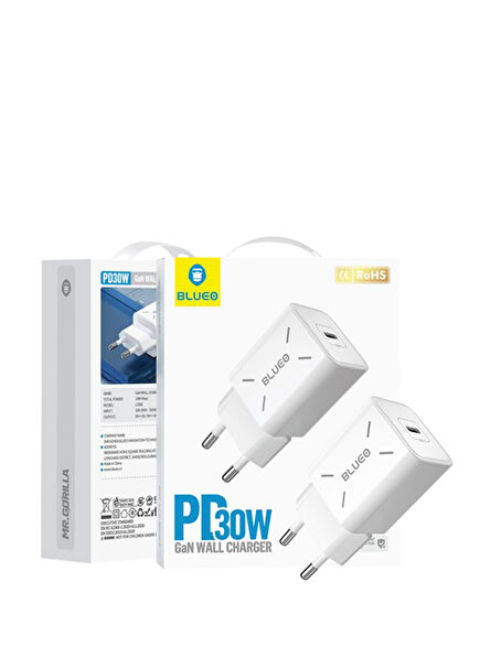 PD 30 Watt Type-C Giriş Hızlı Şarj Adaptörü