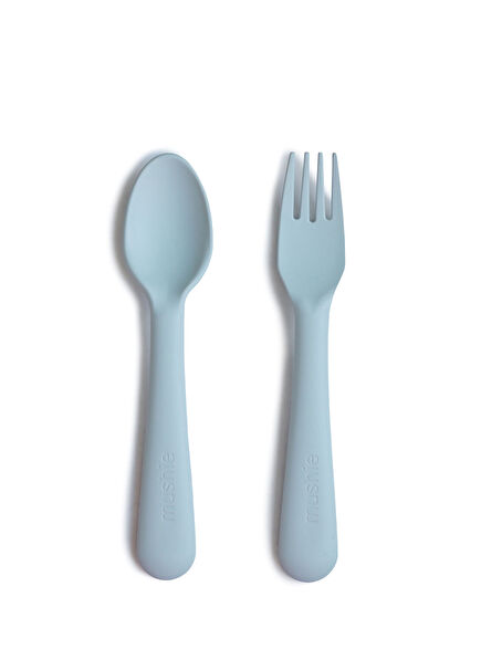 Powder Blue 6+ Months Baby Cutlery Set