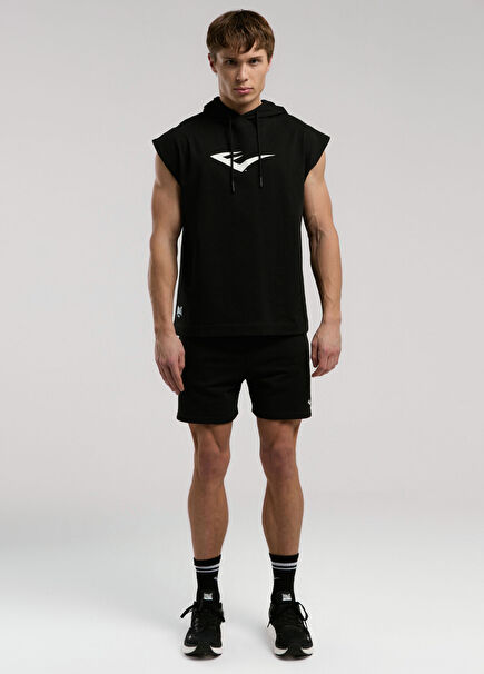 Classics Siyah Regular Erkek Spor Şort 