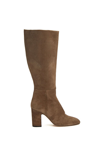 Khaki Women's Suede Boots