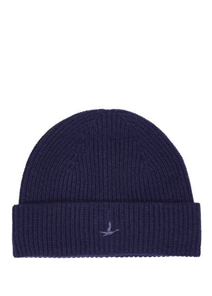 Navy Men's Cashmere Beanie