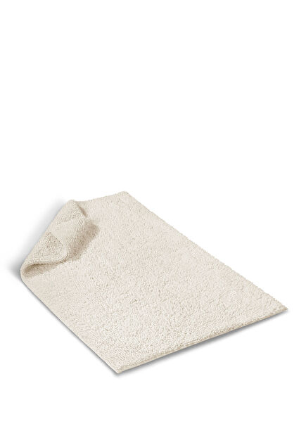 Terry Tufted Ivory Cotton Bath Mat 60 x 90 cm