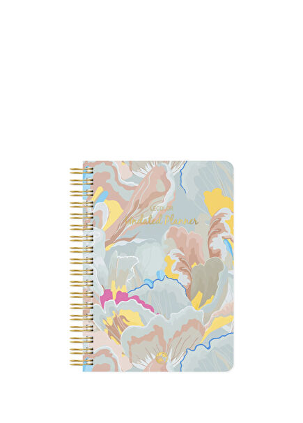 Süresiz Planlayıcı Lotus Spiralli Ajanda Defter