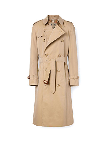 The Long Chelsea Heritage Beige Men's Trench Coat