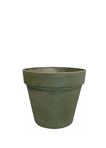 Nayla Gri Plastik Saksı 25x23 cm