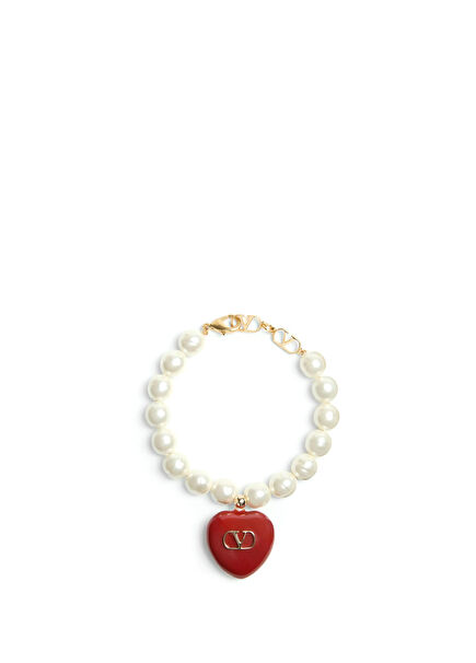 Cream Red Womens Bracelet