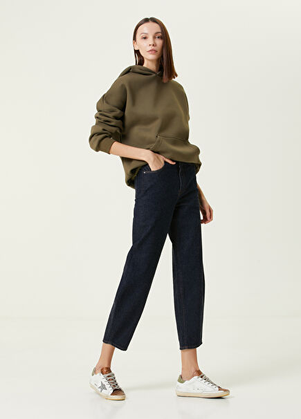 MB Scott Oversize Haki Kadın Hoodie