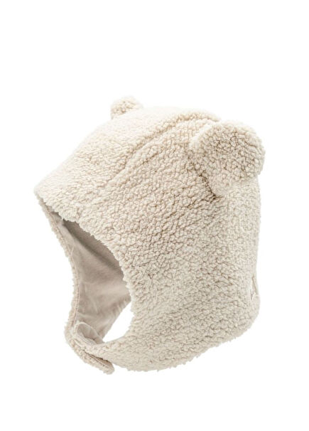 Ayı Kulaklı Peluş Unisex Bebek Bere