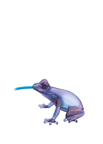 Mavi Kurbağa Masaüstü Aydınlatması