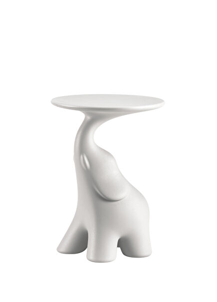 Pako White Side Table
