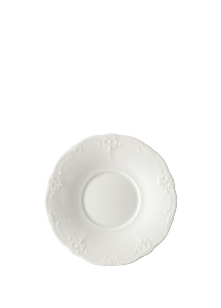 Baronesse White Porcelain Coffee Tea Cup Plate