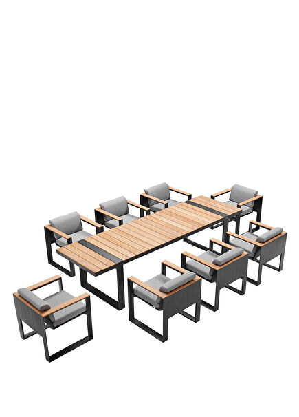 Cambusa Anthracite Garden Table Set