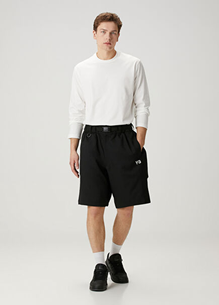 Uniform 3-Stripes Siyah Şort