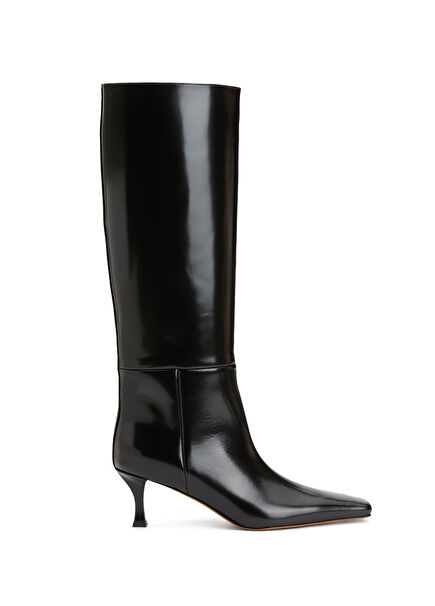 Black Women's Leather Boots