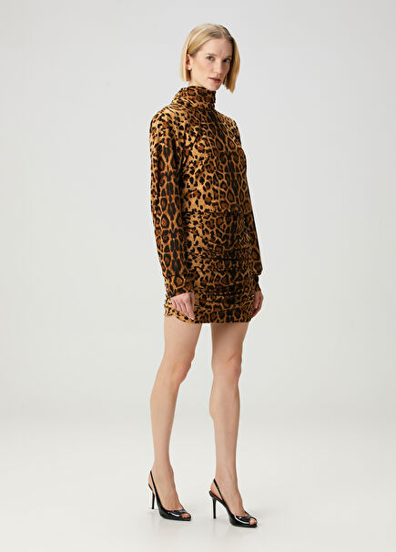 Bianca Leopard Mini Dress