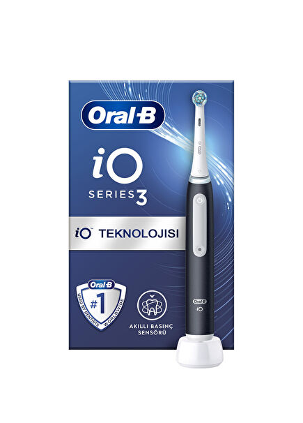 iO 3 Rechargeable Black Toothbrush