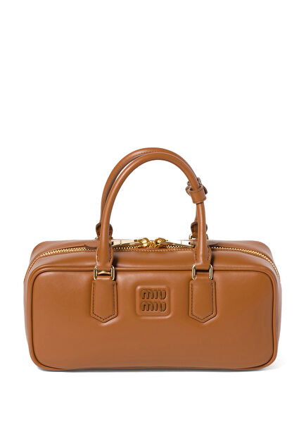 Arcadie Brown Leather Women's Handbag