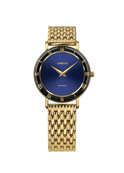 Rome Swiss Made Gold Steel Women's Watch
