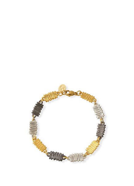 Gentle Trinity Kadın Altın Kaplama Bileklik