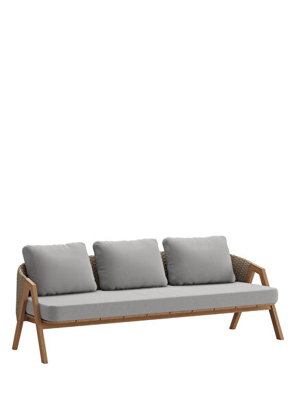 Pebble Vizon Üçlü Bahçe Kanepesi