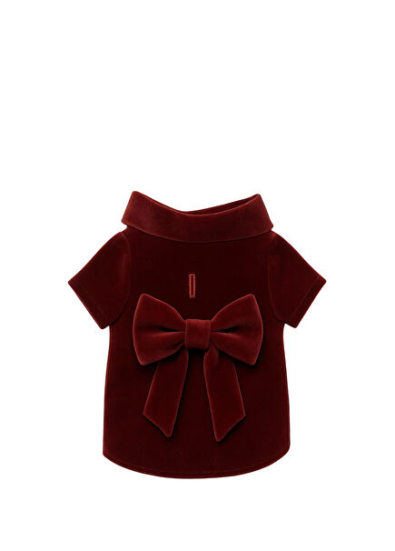 Bordo Küçük Irk Köpek ve Kedi Kıyafeti