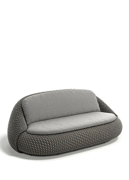 Atolo Pine Silver Alüminyum İkili Bahçe Kanepesi