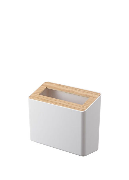 Rin Countertop White Trash Can