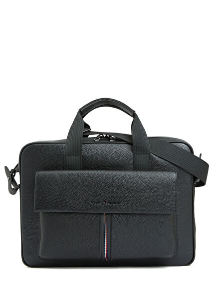 Central Black Laptop Bag