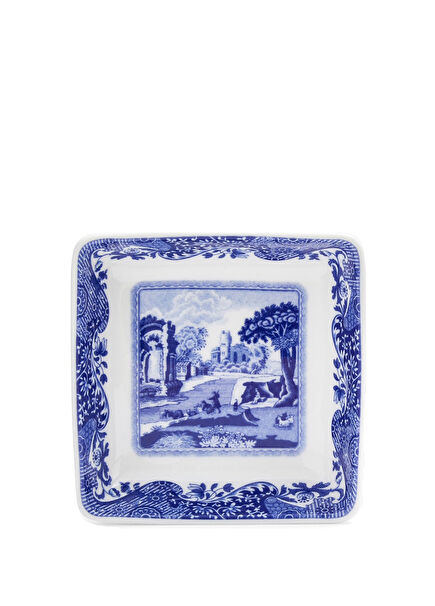 Blue Italian Square Dishes