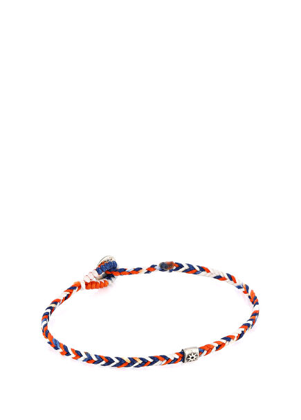 Life Colorblocked Men's Silver Bracelet