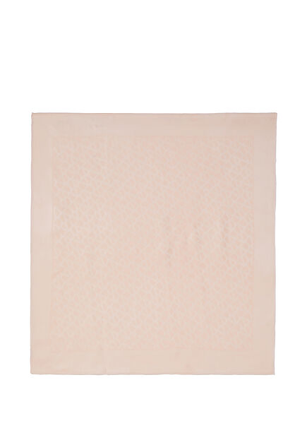 Pudra Logo Desenli Kadın İpek Şal