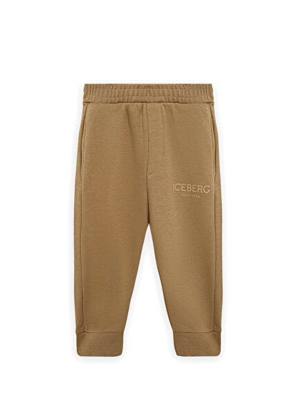 Bej Erkek Bebek Eşofman Altı