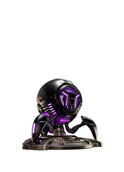 Mars Pro 20W Bluetooth Hoparlör Siyah RGB Işıklı ve Şarj Standı Taşınabilir Stereo Ses Bombası