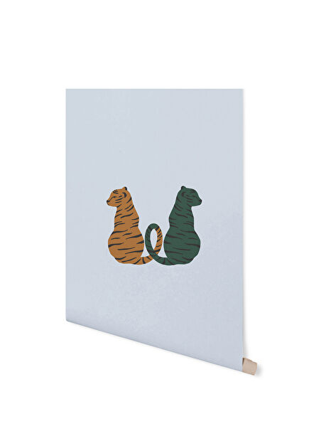 Tigers Çocuk Odası Duvar Kağıdı 100 x 100 cm