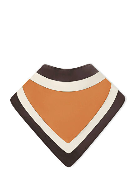 Brown Women's Leather Scarf