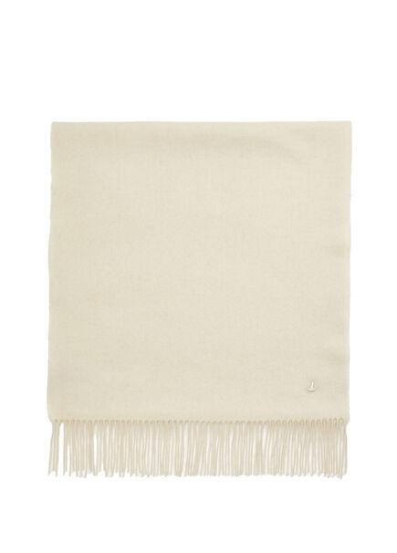 Ecru Women's Cashmere Blend Wool Scarf