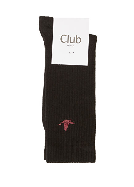 Black Goose Embroidered Men's Sports Socks