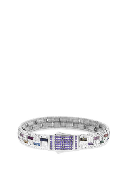 Prisma 925 Sterling Silver Stone Women's Bracelet