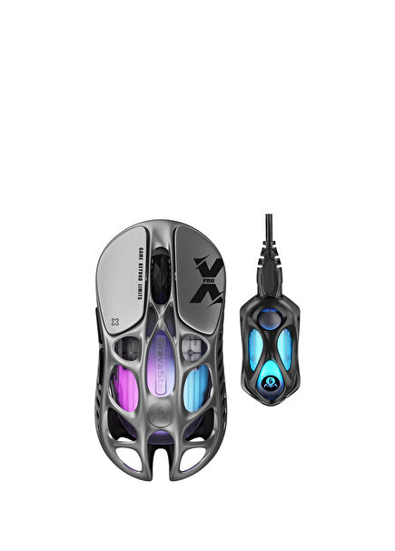 Mercury XPro RGB 32K DPI Uzay Gri Optik Gaming Mouse