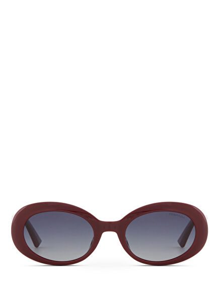 DS 2338 C3 Burgundy Acetate Women's Sunglasses